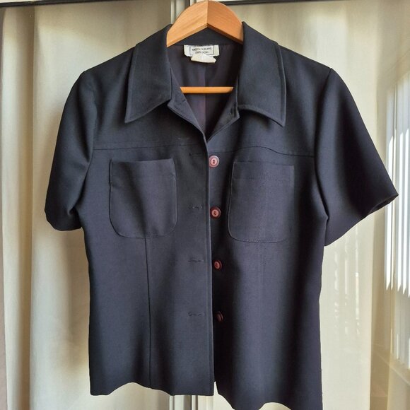 Short Sleeved Black Jacket - Picture 2 of 6